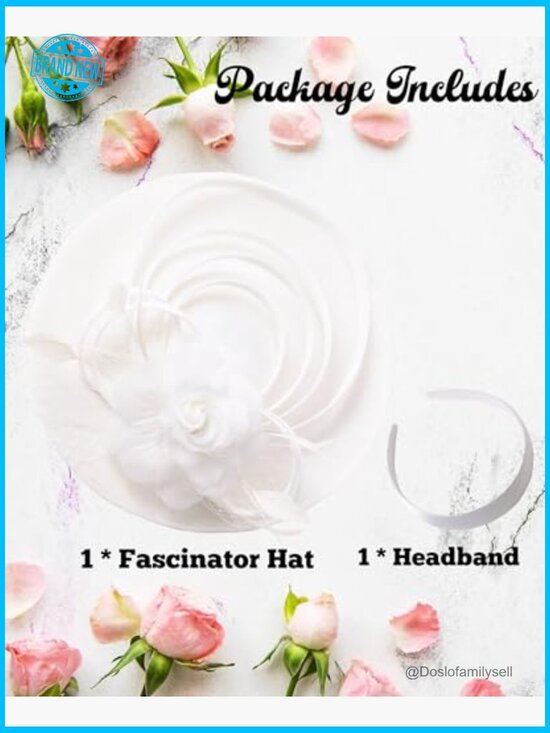 Derby Fascinator Hat Vintage 1920s Headwear Tea Party Cocktail Church main image 4